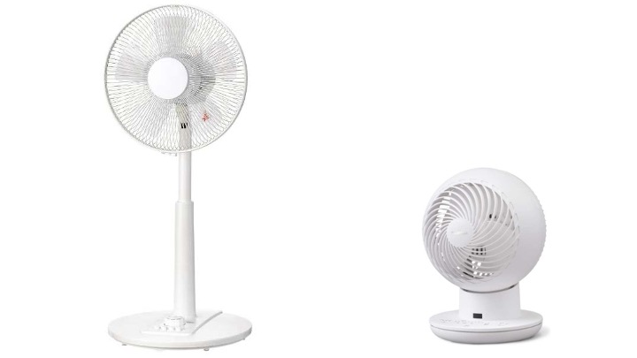 サーキュレーターと扇風機